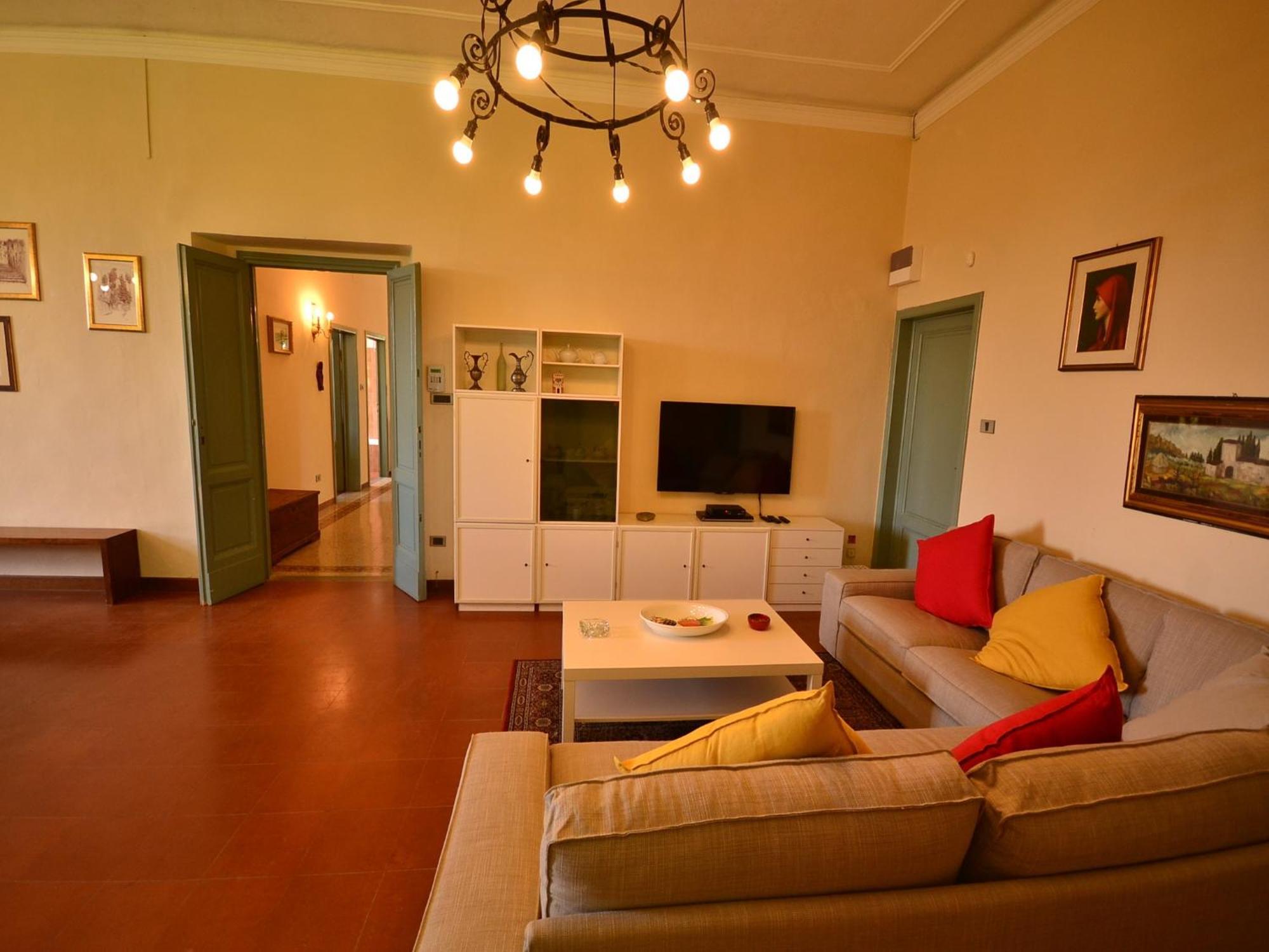 Lovely Holiday Home In Montefiridolfi With Hill View Exterior foto